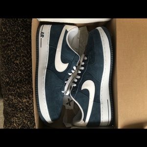 AF1 blue suede size 12 Nike